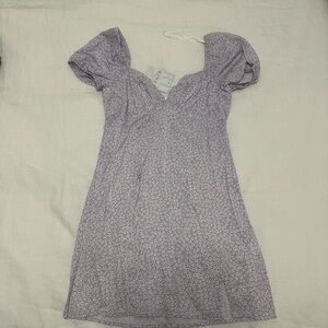 Lilac Floral Smocked Dress